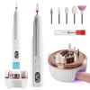 Portable Cordless Electric Nail Drill Kit Charging Base With UV Nail Dryer 6Pcs Nail Drill Bits 5Speeds Direction Control Timer Setting For Acrylic Ge
